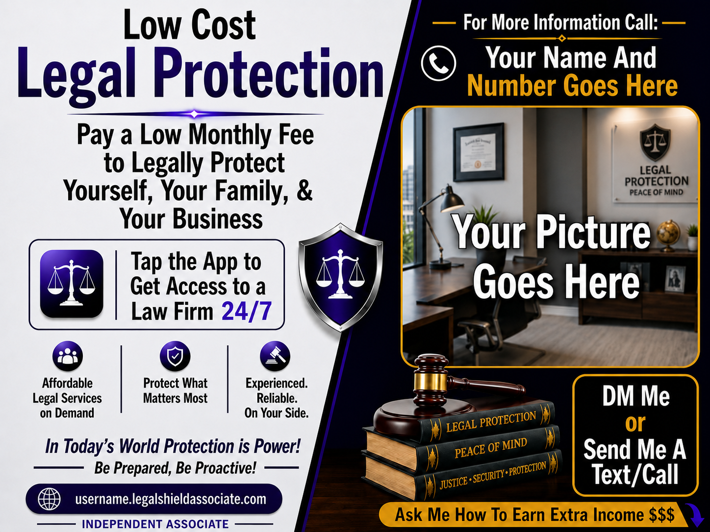 PROMO-001: Low-Cost Legal Protection: Photo Layout