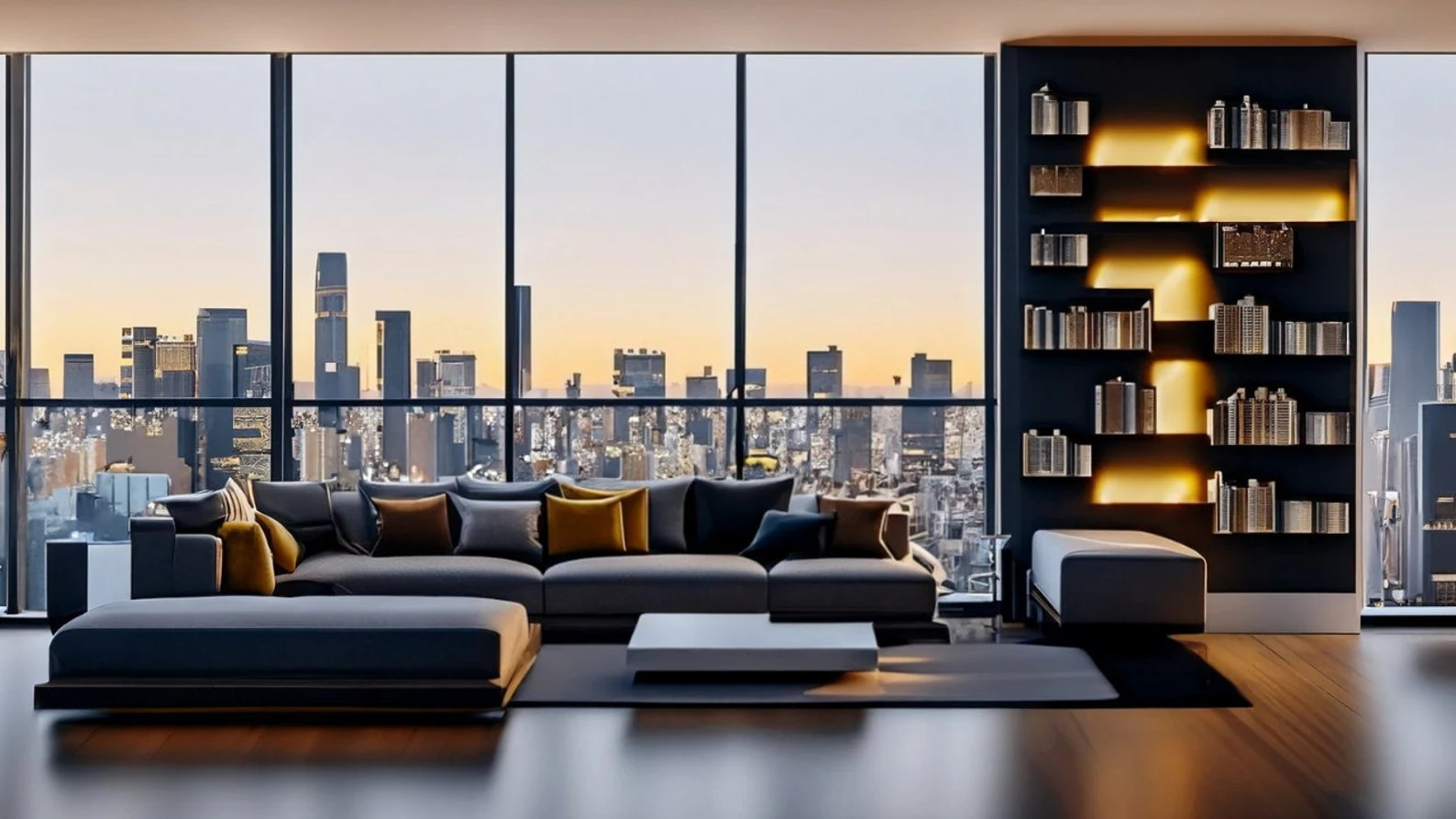 ZOOM-P11: City Skyline Lounge